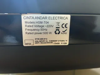 Cinta de andar plegable