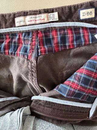 Pantalón de pana hombre marrón