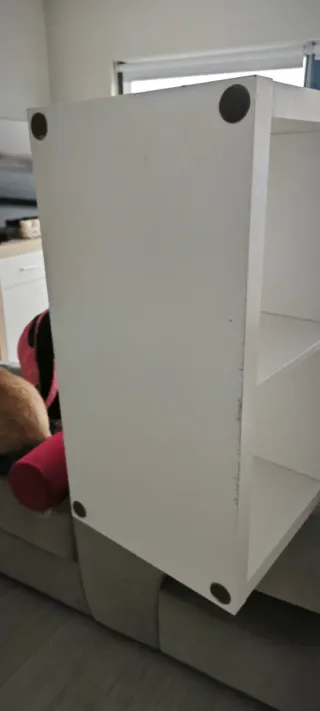 Estantería de cubos blanca