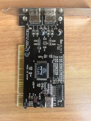 Scheda PC Opti FireWire 2 Porte USB Vintage