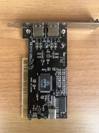 Scheda PC Opti FireWire 2 Porte USB Vintage