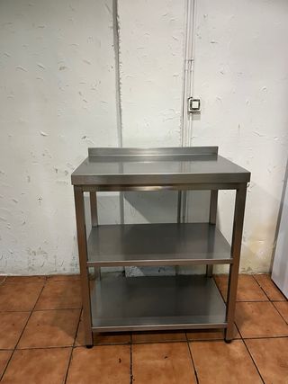 Mesa Acero Inoxidable Industrial 2 Estantes