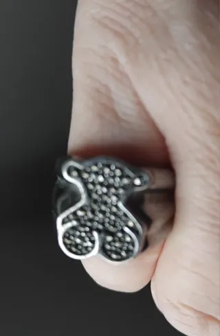 Anillo Tous Oso  y Plata