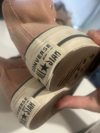 Converse Piel T37 Rosa/Marrón