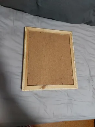 Cuadro al Óleo Flores en Jarrón