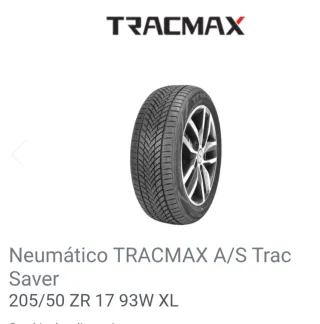 Neumáticos Tracmax 205/50 R17
