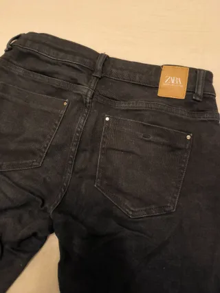 Pantalón Zara Mujer Talla 38 Negro