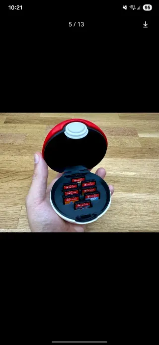 Caja de cartuchos Nintendo Switch