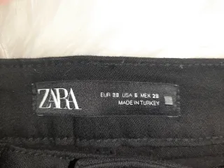 Pantalón pitillo Zara negro