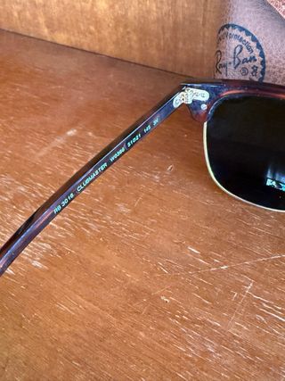 Gafas Ray-Ban Clubmaster RB3016 Carey/Dorado