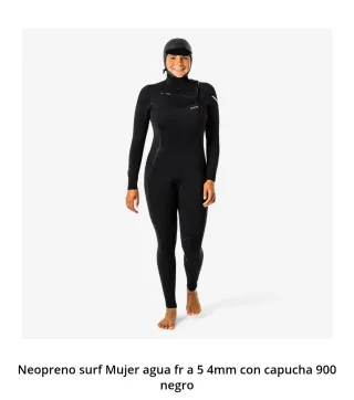 Neopreno Olaian Mujer 5/4mm con Capucha