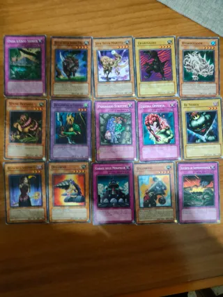 Lotto carte Yu-Gi-Oh! Italiane