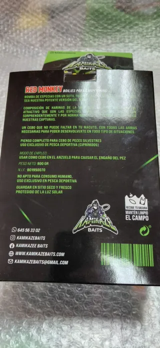 Boilies Kamikaze Baits Carpfishing 800g