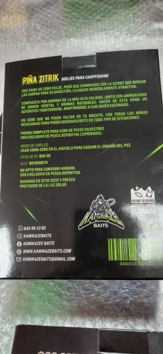 Boilies Kamikaze Baits Carpfishing 800g