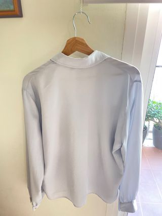 Blusa azul Barcelona Dona mujer