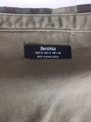 Vestido militar Bershka camuflaje