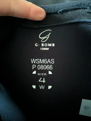 Neopreno Rip Curl G-Bomb 2/2mm Talla XS