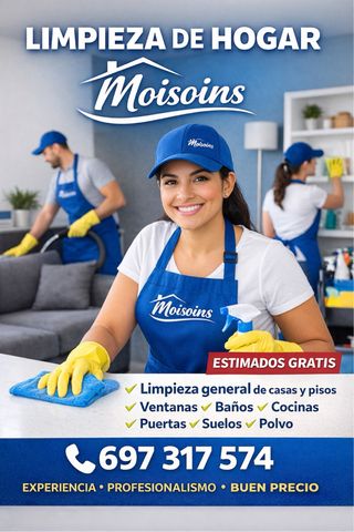 Limpieza de hogar oficinas obras etc...