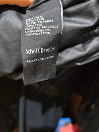 Casaco Schott Preto Tamanho L