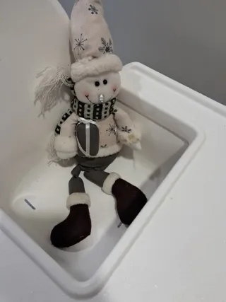 Muñeco de tela de invierno