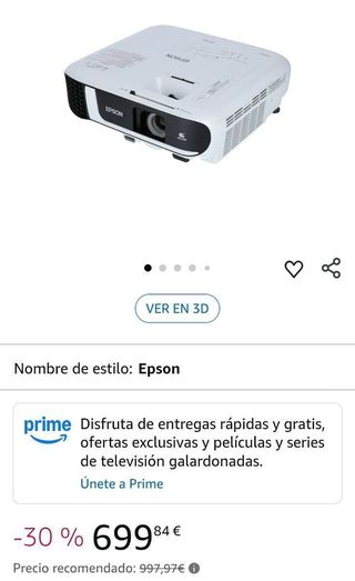 Proyector Epson EB-FH52 Full HD 3LCD