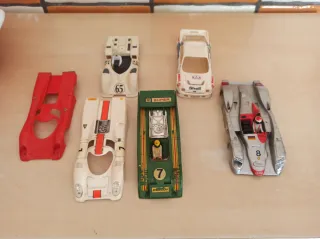 Lote 6 carrocerías Scalextric