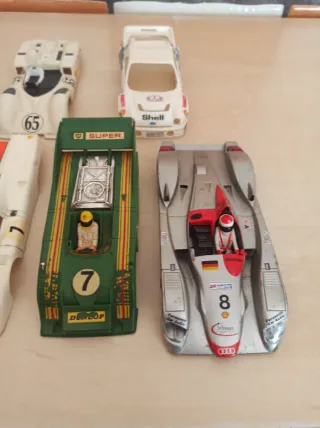 Lote 6 carrocerías Scalextric