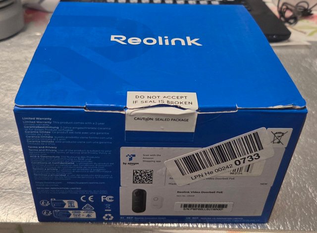 Timbre con video PoE Reolink de 5 MP con timbre