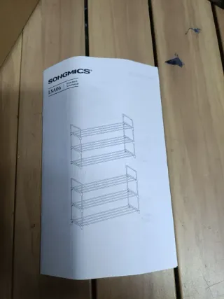 SONGMICS Zapatero de 3 Niveles, Juego de 2