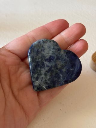 Corazón antiestrés de Sodalita