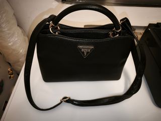 Bolso Guess Gizele Negro 2 Compartimentos