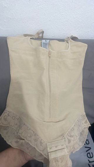 Faja Colombiana Cachetera Talla L Beige