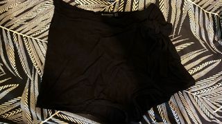 Falda pantalón Stradivarius negra Talla S