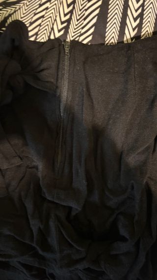 Falda pantalón Stradivarius negra Talla S