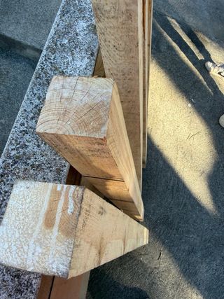 Vigas de pino para construcción