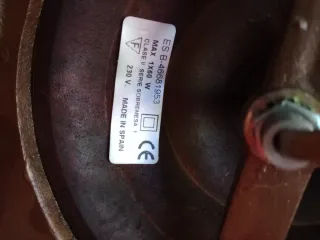 Lámpara de mesa vintage