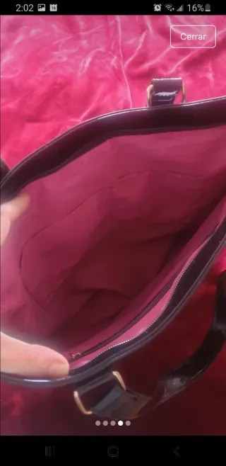 Bolso de hombro negro y gris