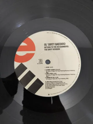 Vinilo odb return to the 36 chambers the dirty