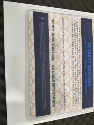 Vinilo odb return to the 36 chambers the dirty