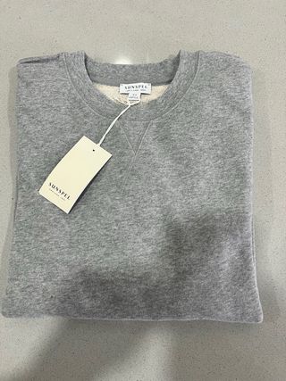 Sunspel Loopback Cinza Tamanho XS