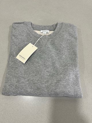 Sunspel Loopback Cinza Tamanho XS