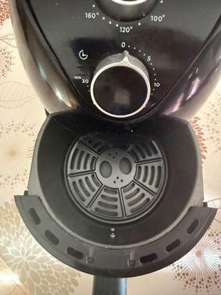 Freidora de aire negra