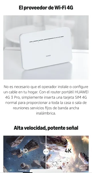 Router Huawei B535 4G+ Cat7 e amplificatore 4G