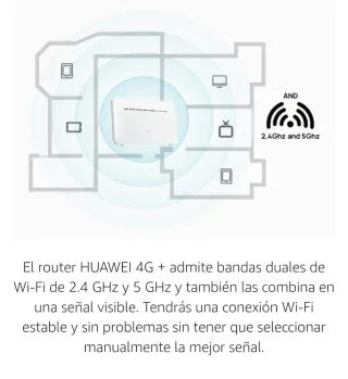 Router Huawei B535 4G+ Cat7 e amplificatore 4G