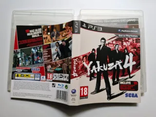 Yakuza 3 y 4 PS3 SEGA