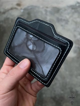 Portafoglio donna in pelle nero