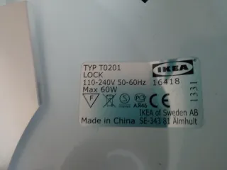 Pack 2 plafones cristal y plástico