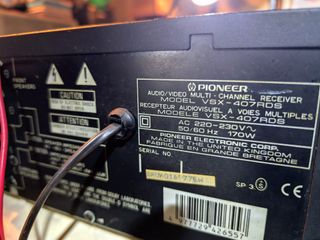 PIONEER VSX407 -184- amplificador