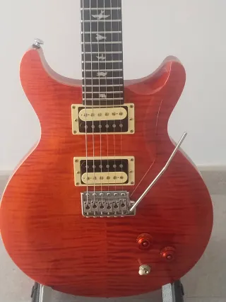 Guitarra Eléctrica PRS SE24 custom Santana.Bloqueo