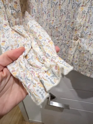 Camisa Maria Uceda floral cuello Peter Pan M